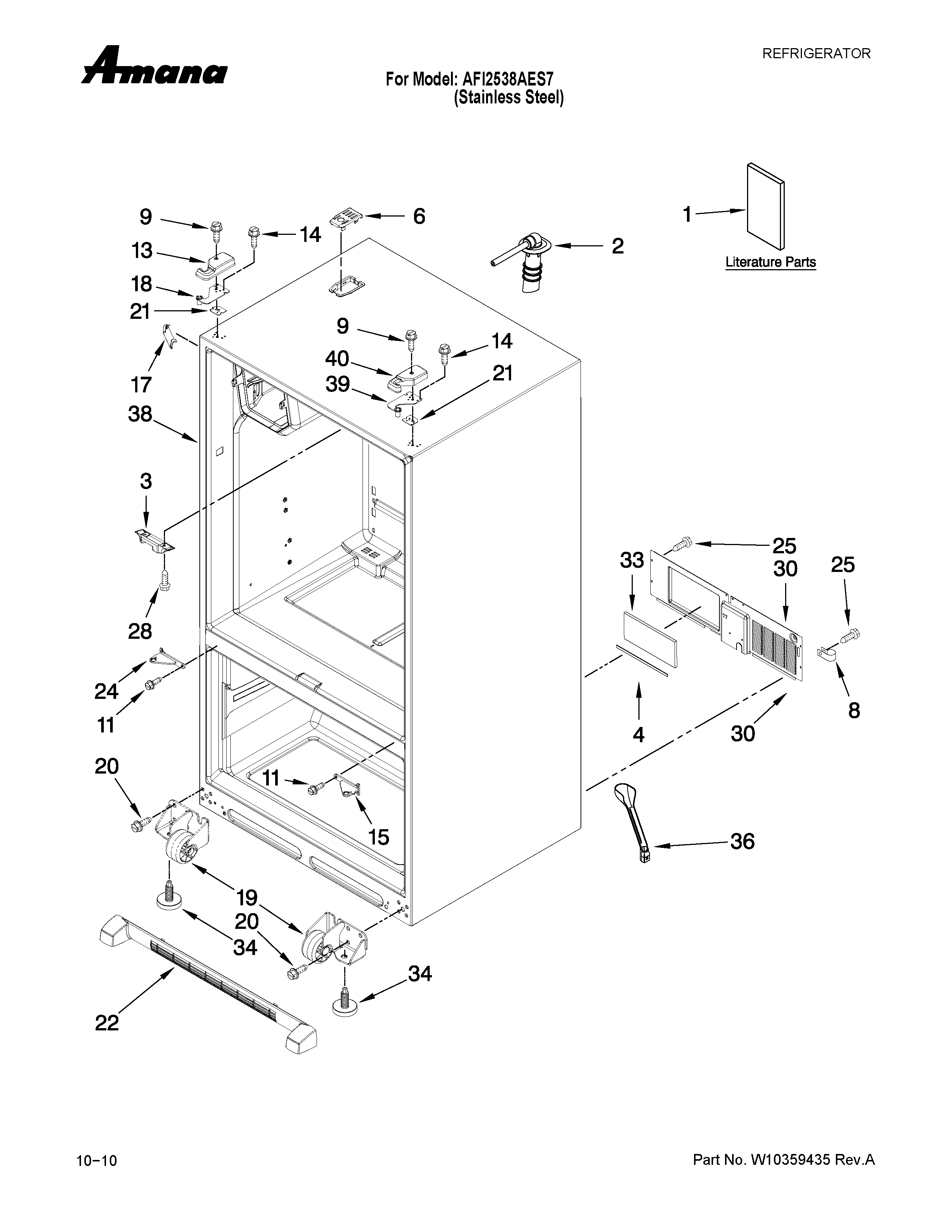 Cabinet parts
