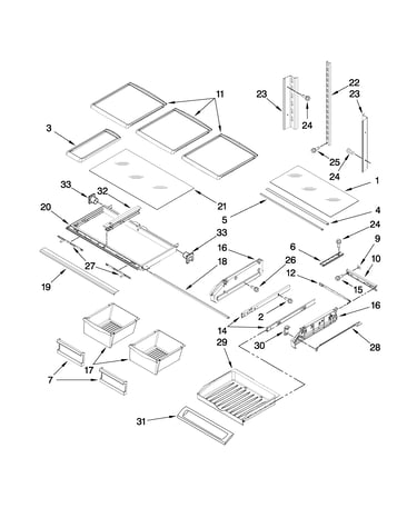 Shelf parts