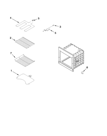 Internal oven parts