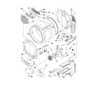 Whirlpool YWED9250WL1 bulkhead parts diagram