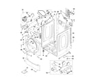 Whirlpool YWED9270XR1 cabinet parts diagram
