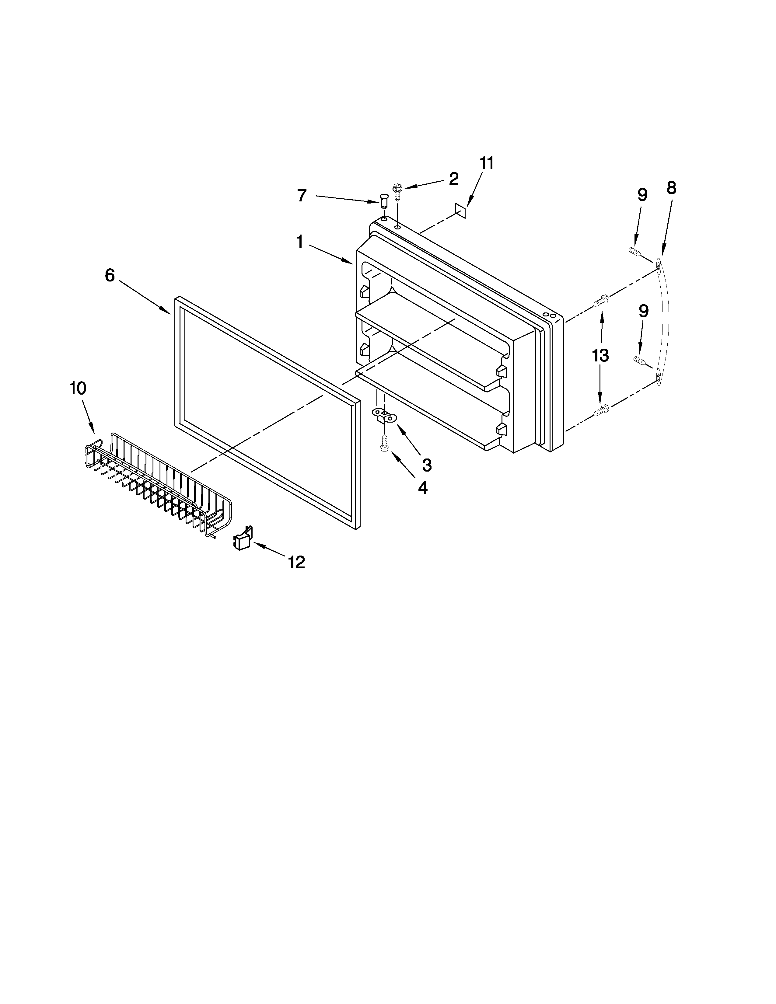 FREEZER DOOR PARTS