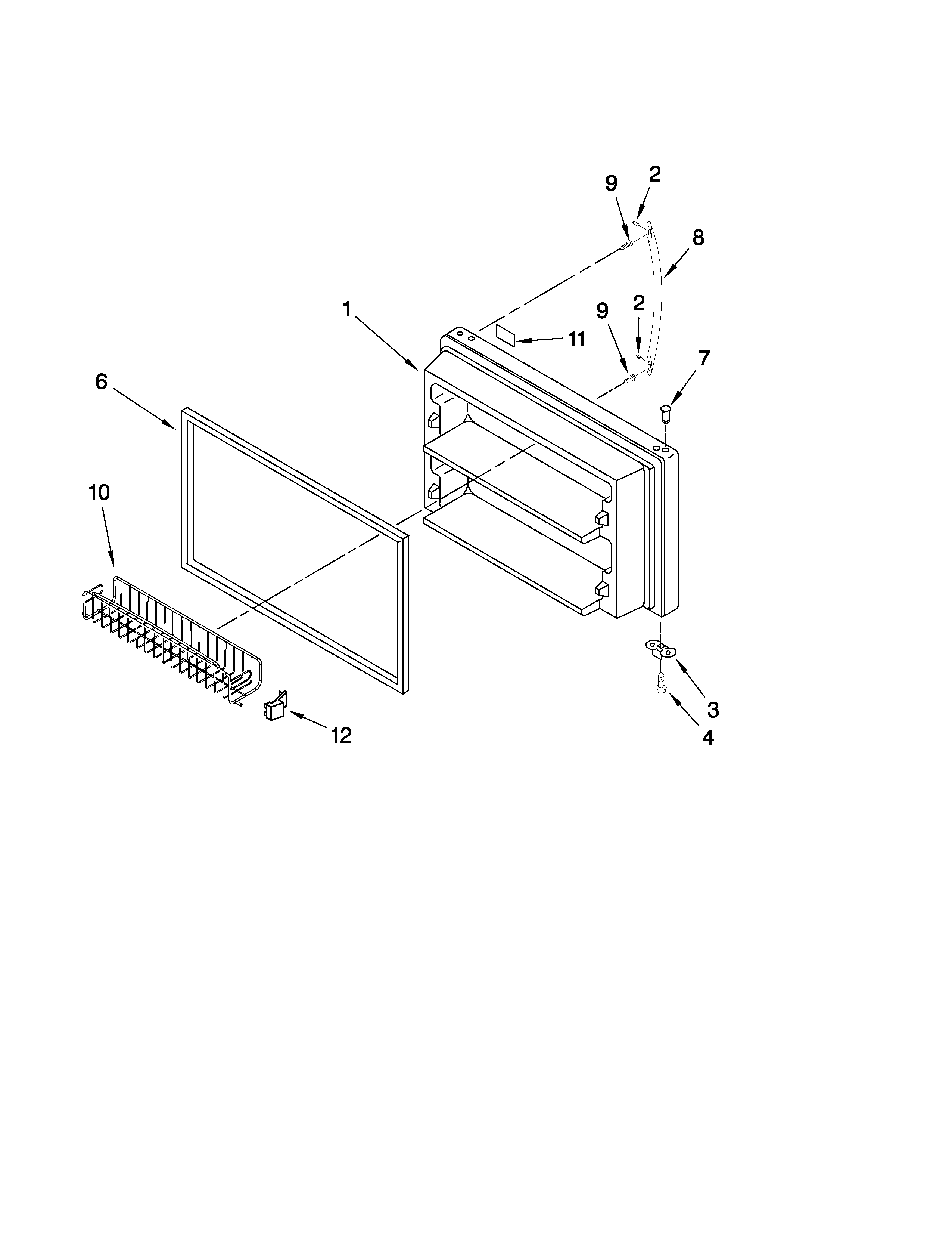 FREEZER DOOR PARTS