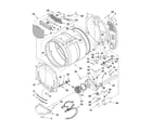 Whirlpool 7MWGD9150XW0 bulkhead parts diagram