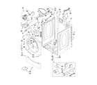 Whirlpool 7MWGD9270XR0 cabinet parts diagram