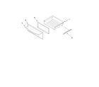 KitchenAid YKERS206XBL0 drawer parts diagram