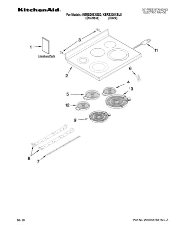 Cooktop parts