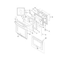 KitchenAid KERS208XBL0 door parts diagram