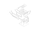 KitchenAid KERS208XBL0 drawer parts diagram