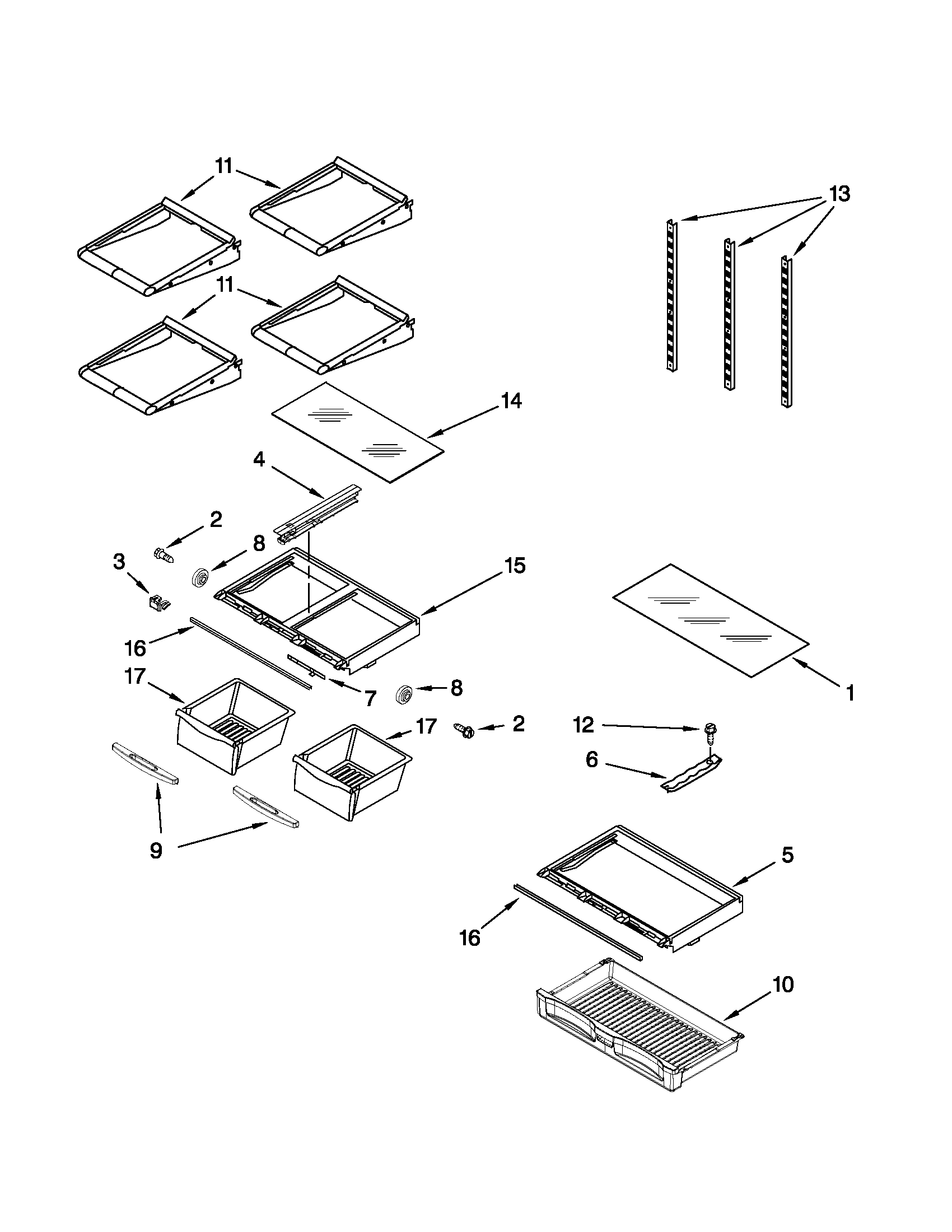 SHELF PARTS