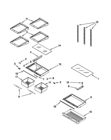 Shelf parts
