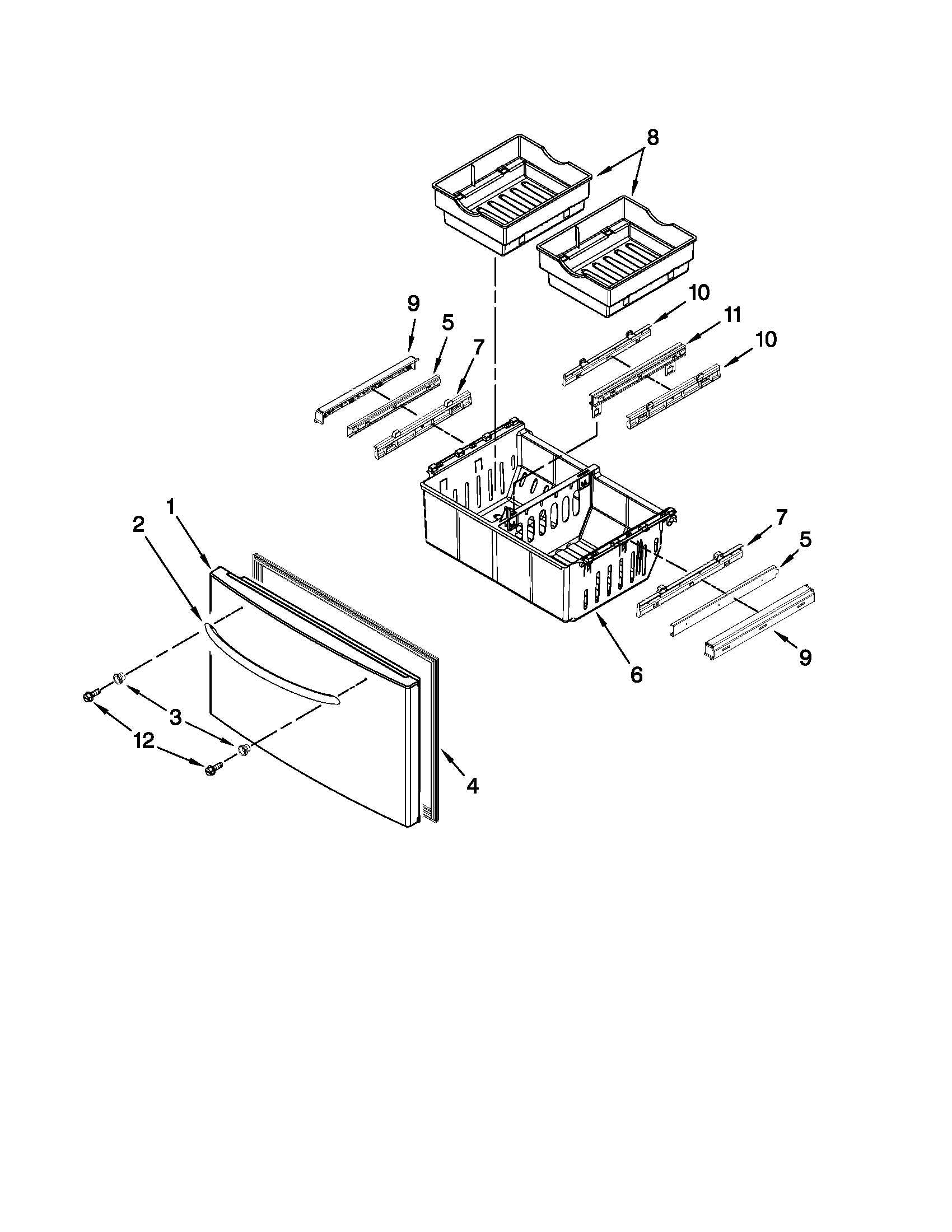 FREEZER DOOR PARTS