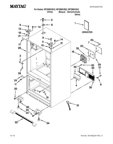 Cabinet parts