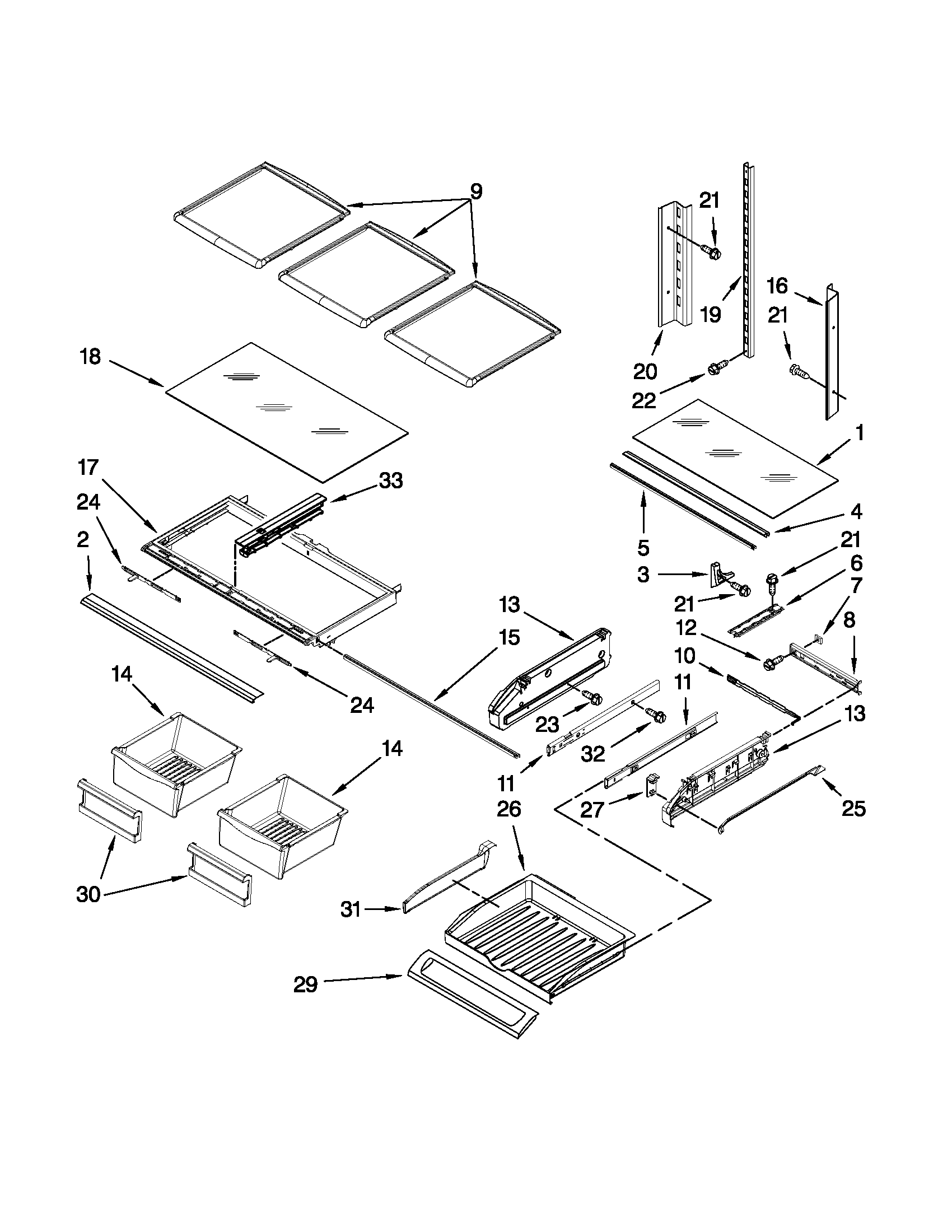 SHELF PARTS