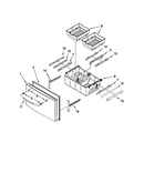 Freezer door parts