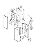 Refrigerator door parts