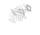 Whirlpool RMC275PVQ00 oven door parts diagram