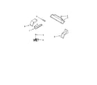 Whirlpool RMC275PVQ00 latch parts diagram