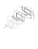 Microwave door parts