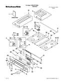 Cooktop, burner and grate parts