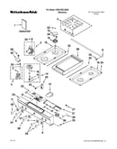 Cooktop, burner and grate parts