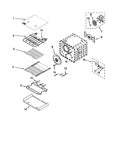 Internal oven parts