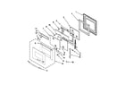 Whirlpool RMC275PVQ01 oven door parts diagram
