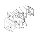 Oven door parts