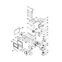 Whirlpool RMC275PVB01 cabinet and stirrer parts diagram