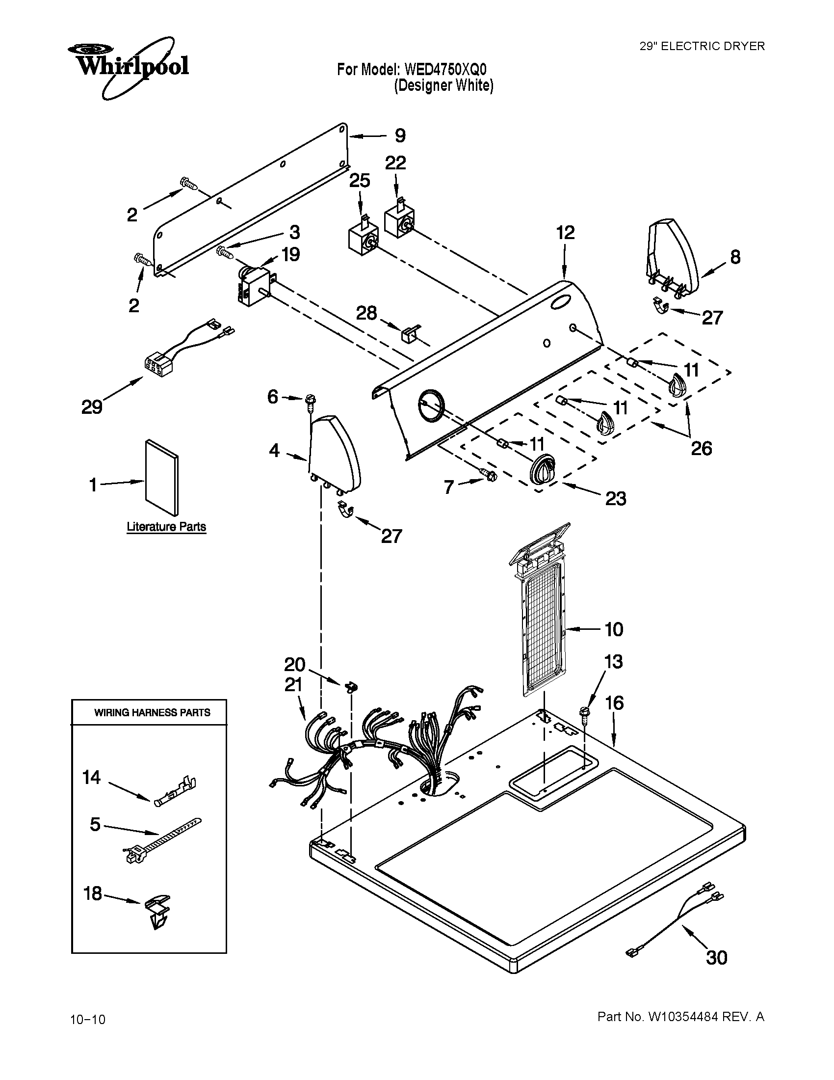 TOP AND CONSOLE PARTS