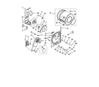Whirlpool WED4750XQ0 bulkhead parts diagram