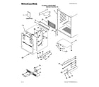 KitchenAid KURG24LWBS21 cabinet parts diagram
