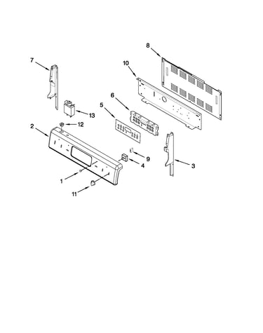 Control panel parts