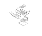 KitchenAid YKERS208XW0 drawer parts diagram