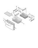 Freezer door parts