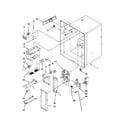 KitchenAid KFIS25XVWH2 refrigerator liner parts diagram
