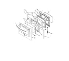 KitchenAid YKERS308XS0 door parts diagram