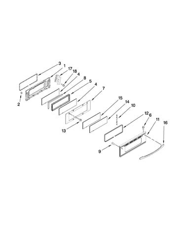 Upper door parts