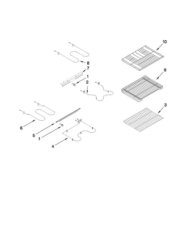Rack and element parts