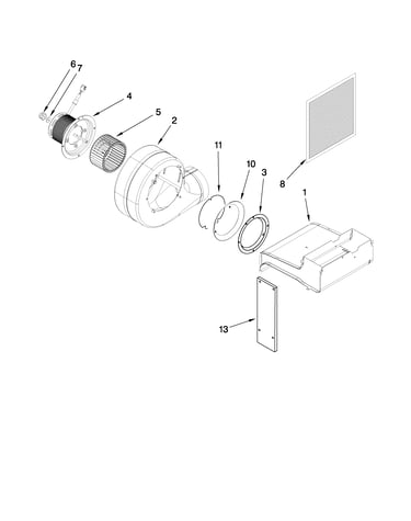 Blower unit parts