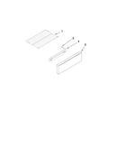 Drawer and rack parts