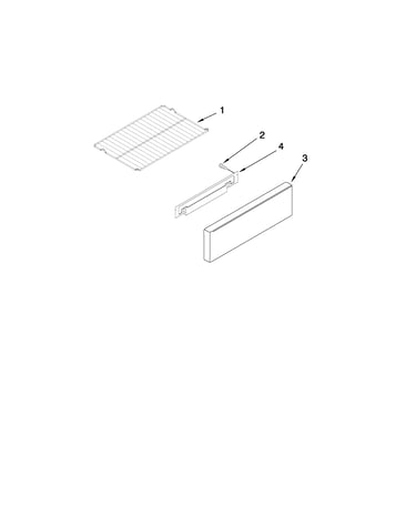 Drawer and rack parts