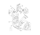 Maytag MEDC200XW0 bulkhead parts diagram
