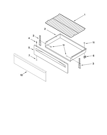 Drawer & broiler parts