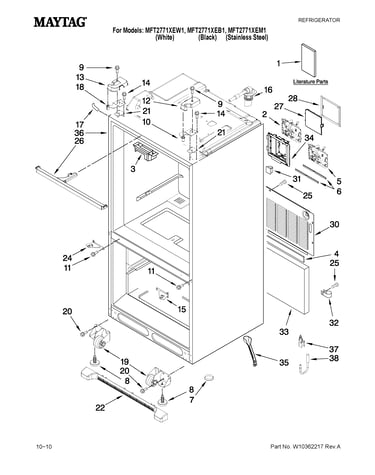 Cabinet parts