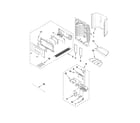 Maytag MFT2771XEW1 dispenser front parts diagram