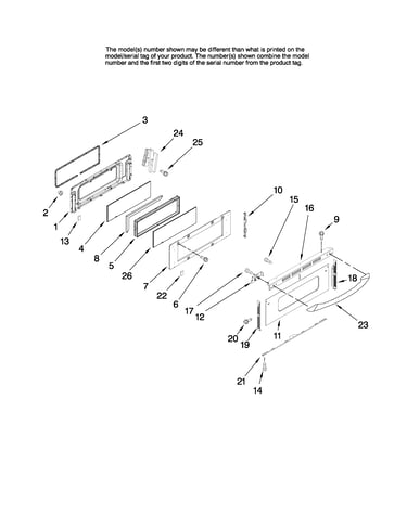 Upper door parts