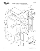 Cabinet liner and door parts