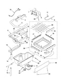 Evaporator, ice cutter grid and water parts