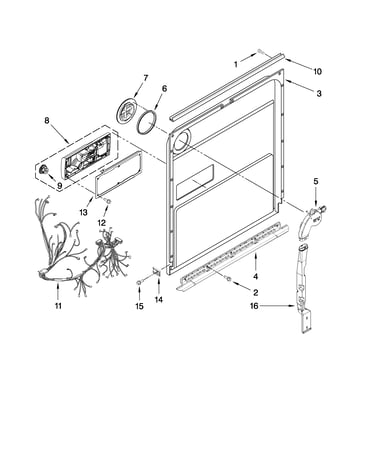Inner door parts